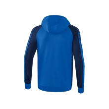 Erima Trainingsjacke Six Wings mit Kapuze (Baumwollmix, weich und bequem) royalblau/navyblau Herren